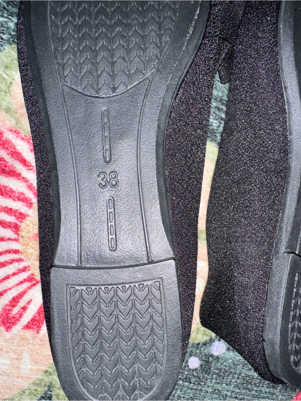 4/$20 💫 
SHEIN Black Bow Pointed Toe Ballet Flats Size 7 Slip-On Shoes - Picture 8 of 11